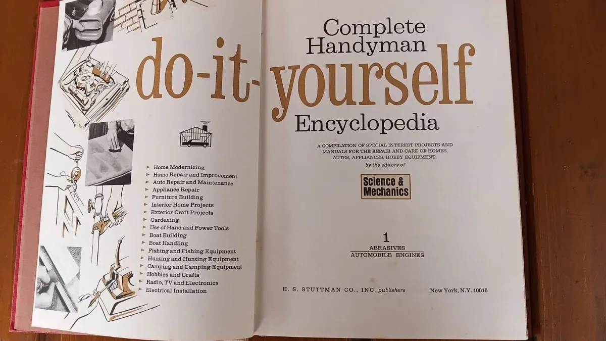 1975 Complete Handyman Do It Yourself Encyclopedia - Image 2