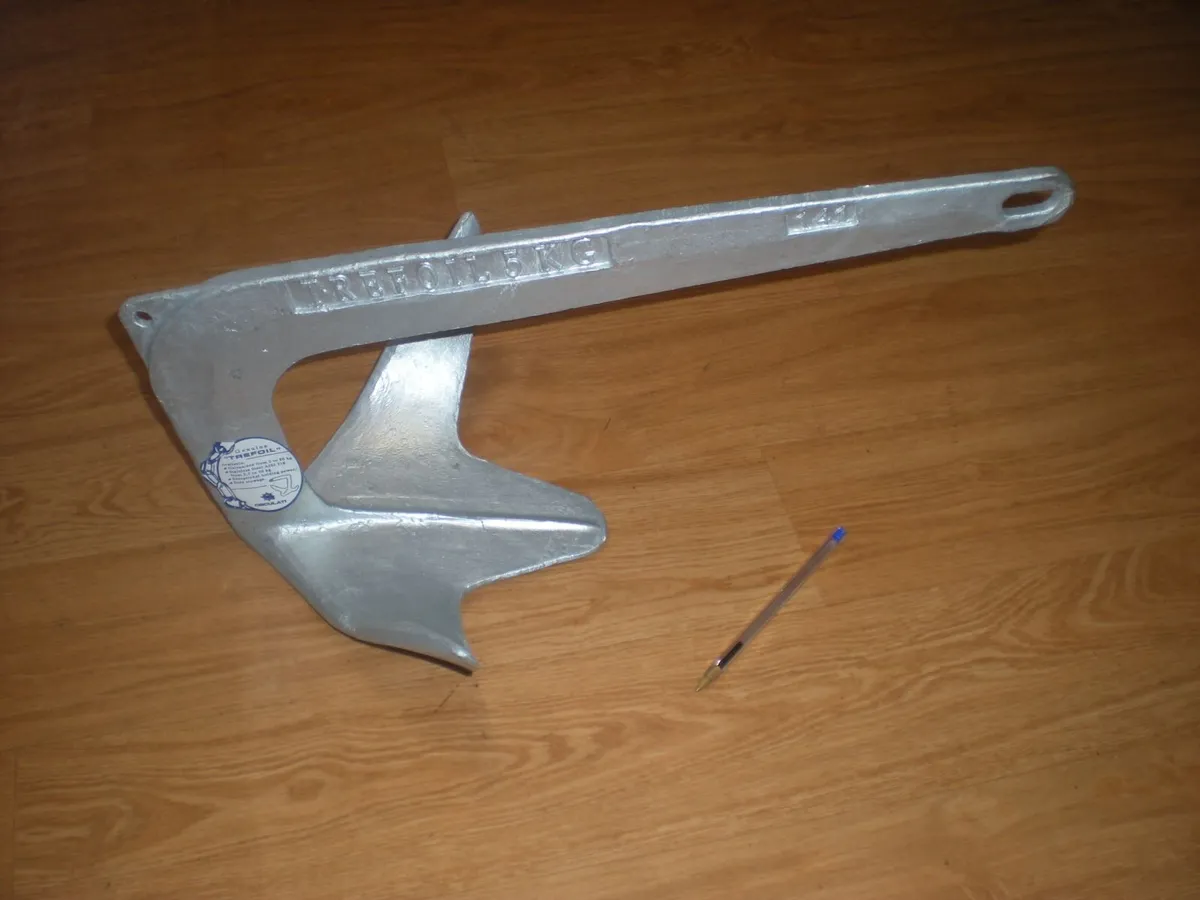 New anchors, galvanised, choice 2kg/5kg/7.5kg/10kg - Image 1