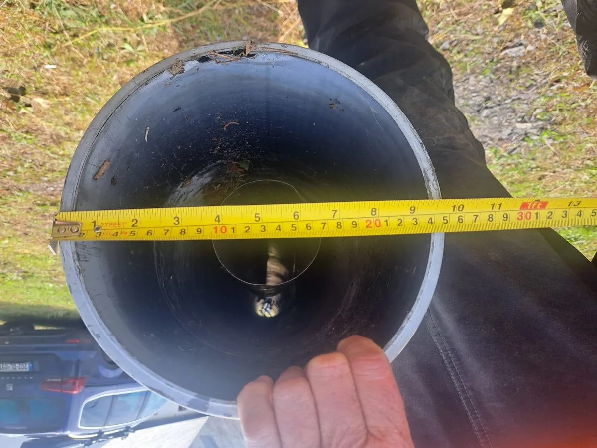 Trough pipe 9" x 20ft - Image 2