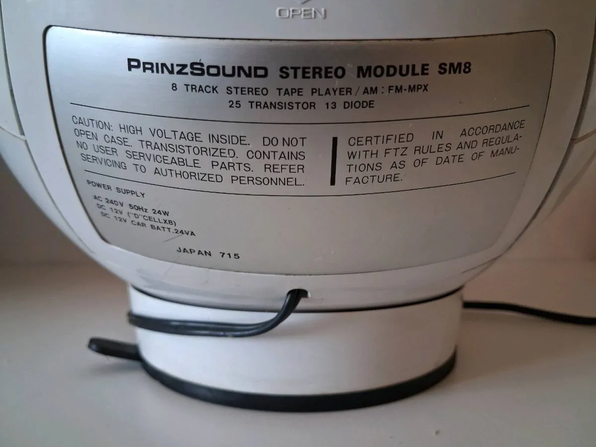 Postage - Rare PRINZSOUND WELTRON 8 Track Tape - Image 2
