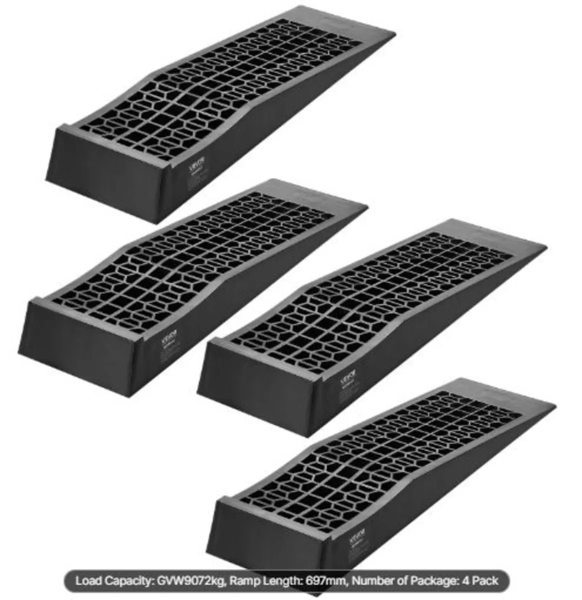 Car Ramps, 4 PCS 9072 kg GVW Capacity, 65 mm Lift - Image 1