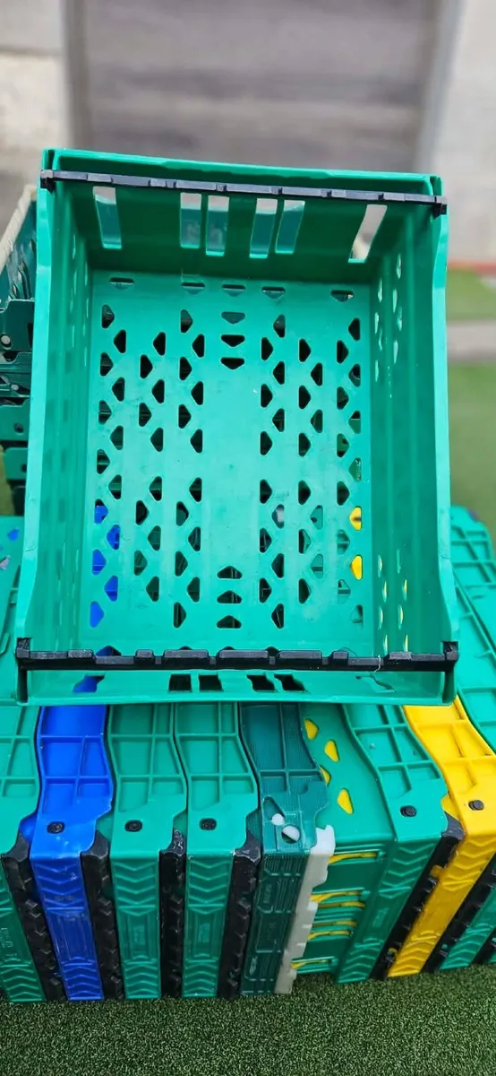 17 small storage stacking crates - Image 2