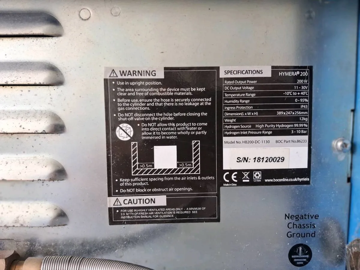 Postage - Boc Hymera 200 Fuel Cell Generator - Image 3