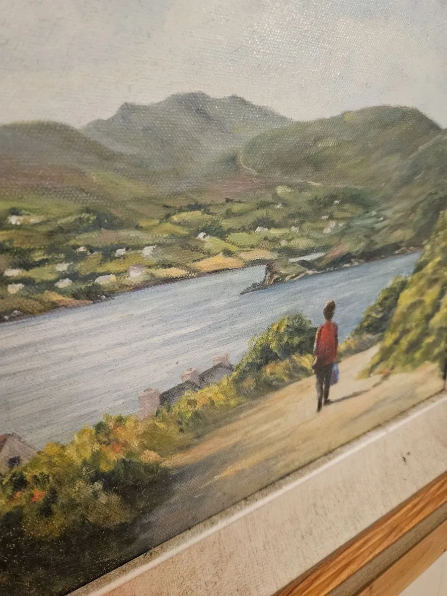 Picture Oil on Canvas Teeling Bay County Donegal - Image 4
