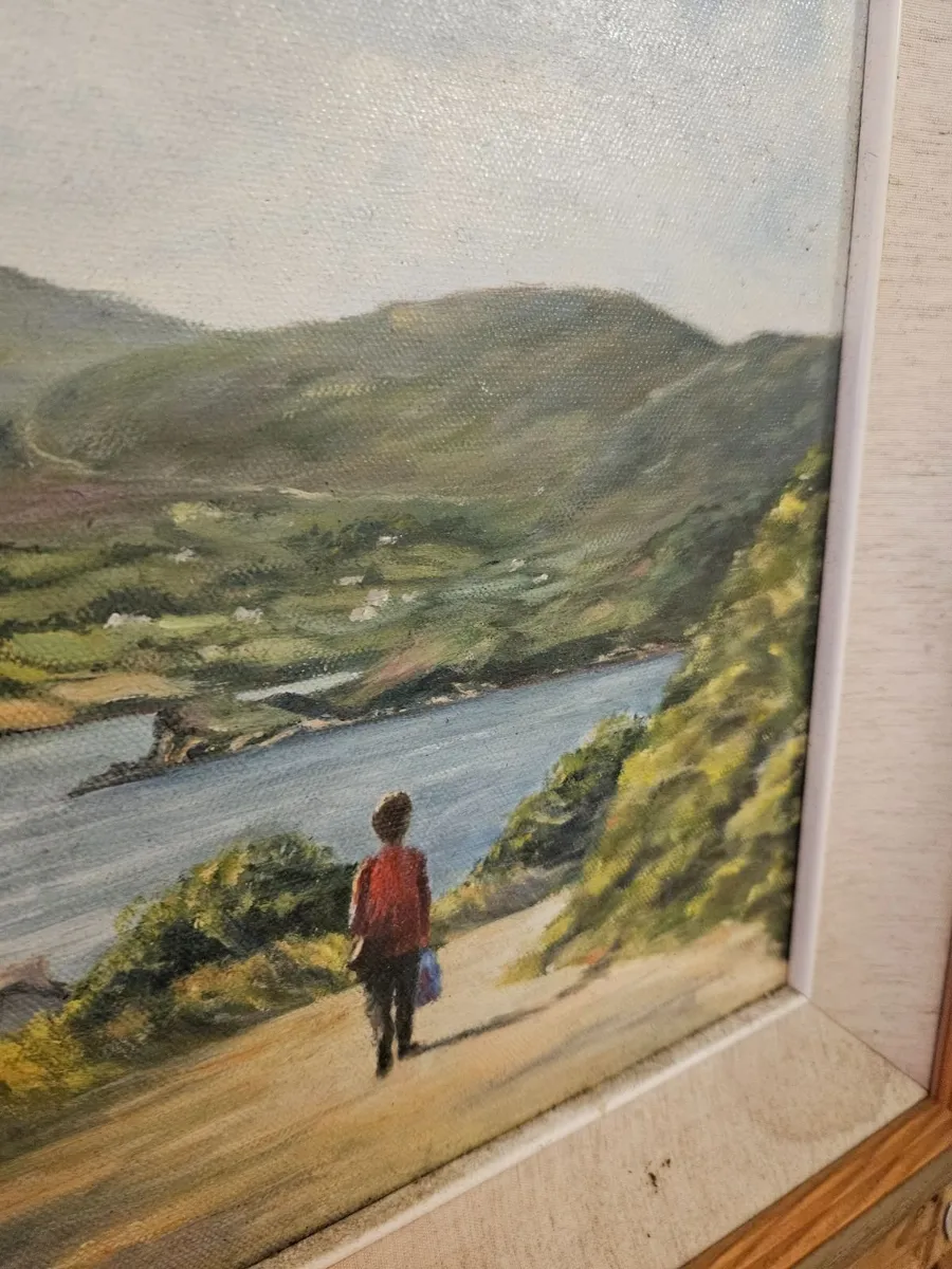 Picture Oil on Canvas Teeling Bay County Donegal - Image 3