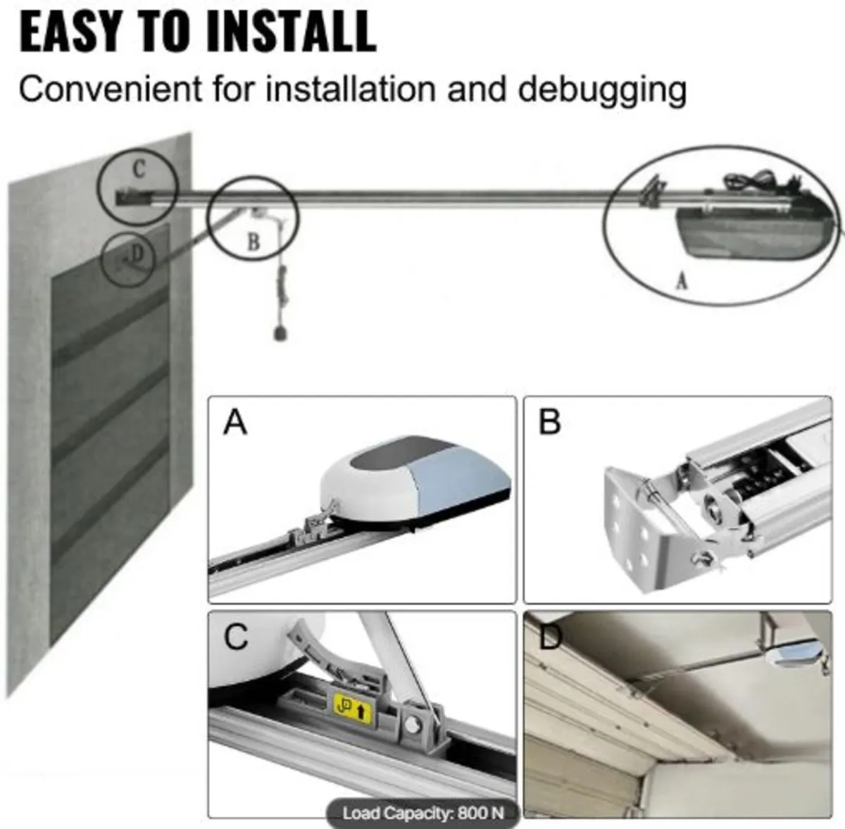 Roller Door Opener1000N Garage Door Opener Operato - Image 4