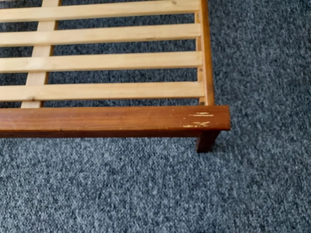 Wooden King Size Bed - Image 4