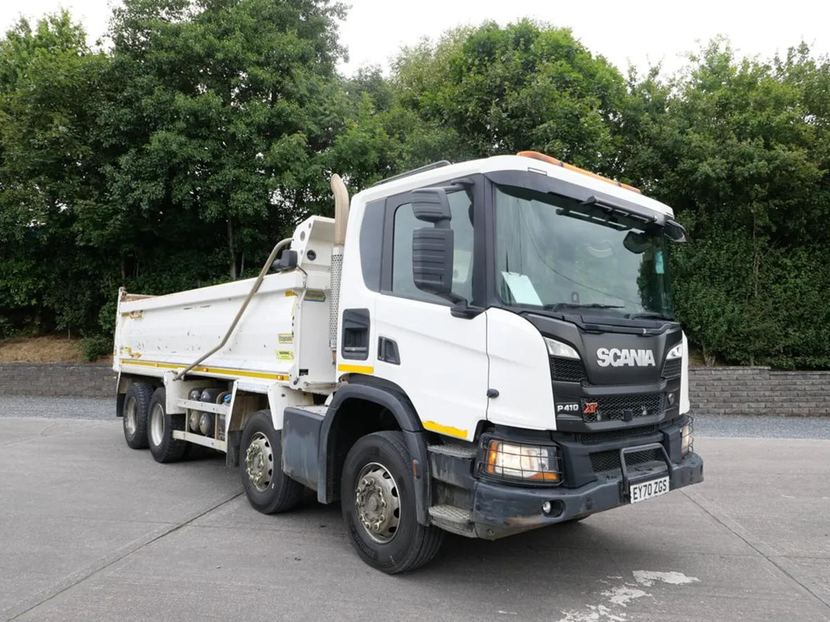Scania P410 Tipper - 8x4 - R1-01246 - 2020 - Image 1