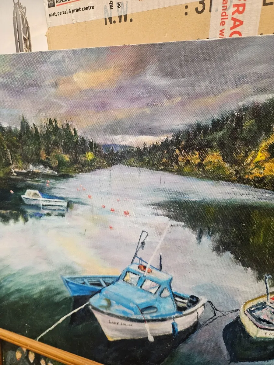Picture Oil on Canvas - Image 2