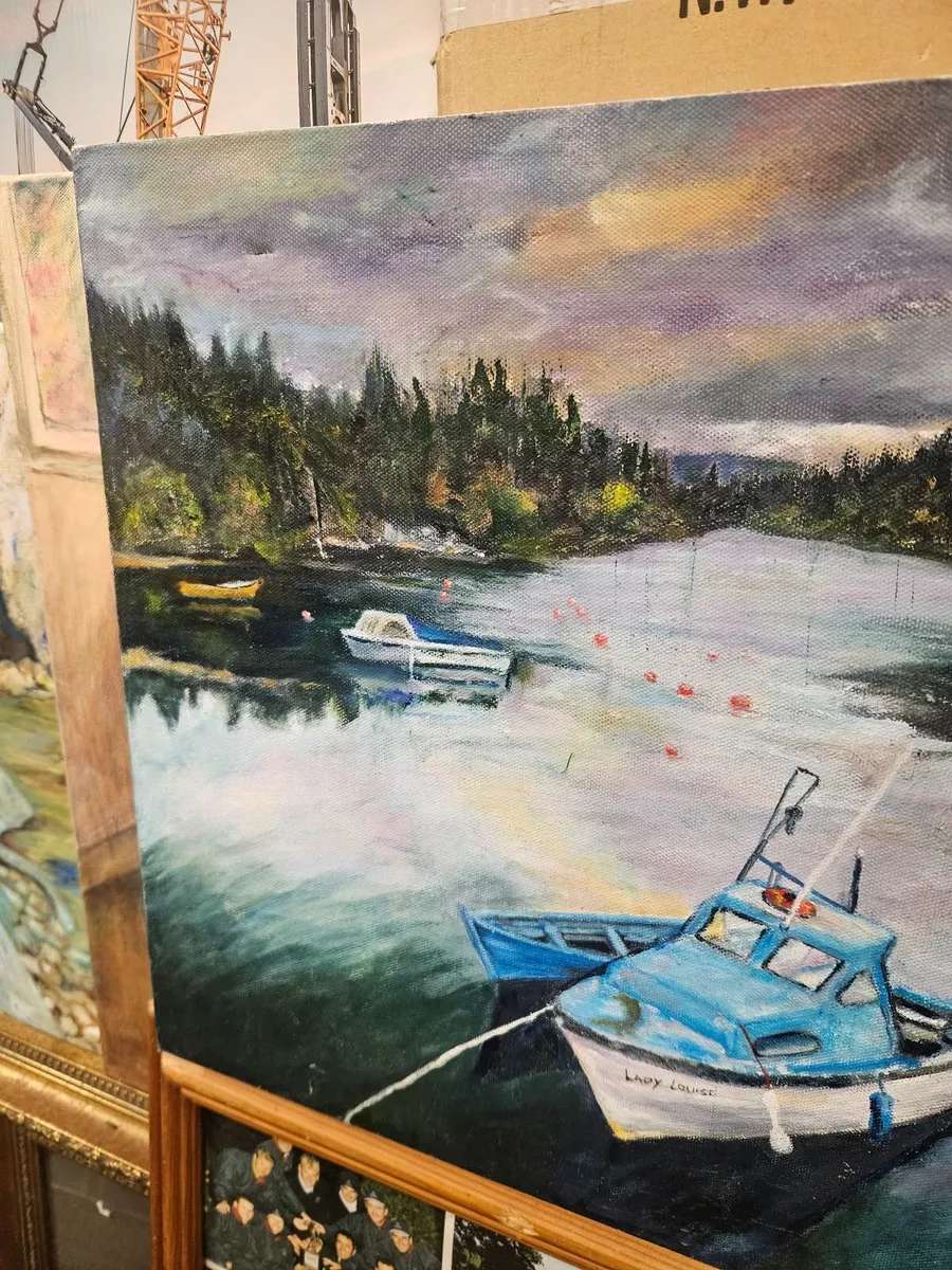 Picture Oil on Canvas - Image 3