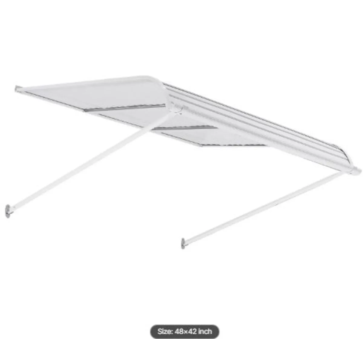 Aluminum Awning 48 x 42 in, Durable Window Awning - Image 4