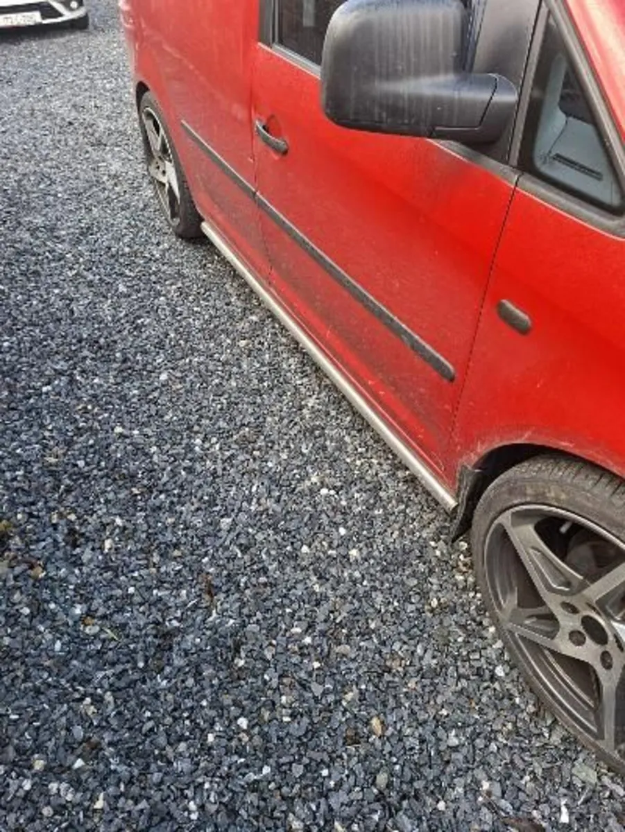 VW Caddy Stainless Steel Side Bar. - Image 3