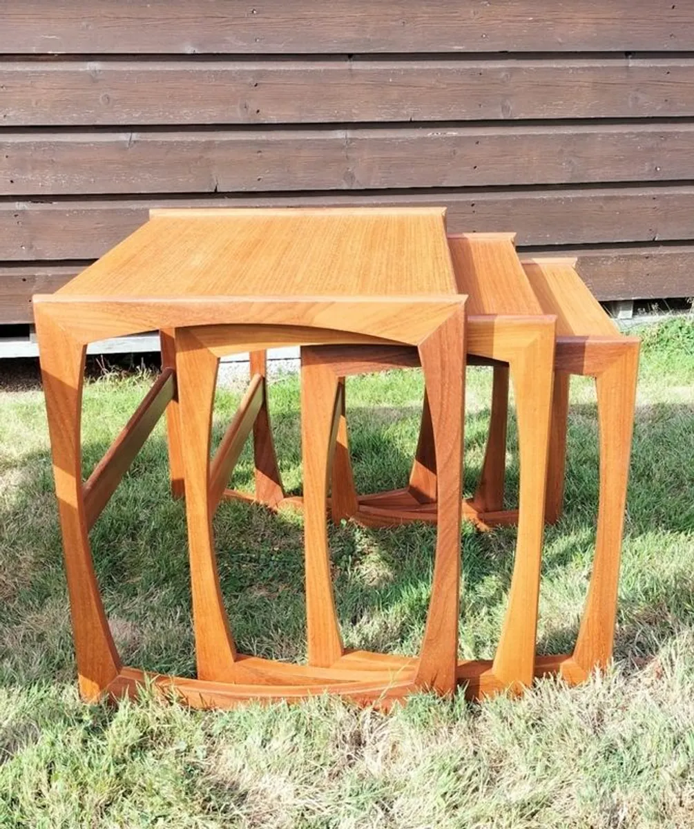 Mid Century Vintage G Plan Nest of Tables - Image 2