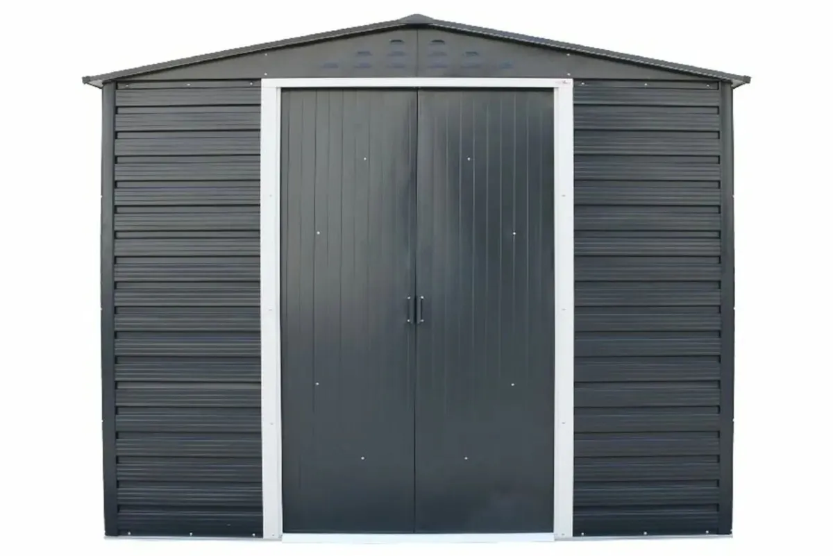 🏔️ Alpine 8x6 Steel Garden Shed – Heavy Duty - Image 1