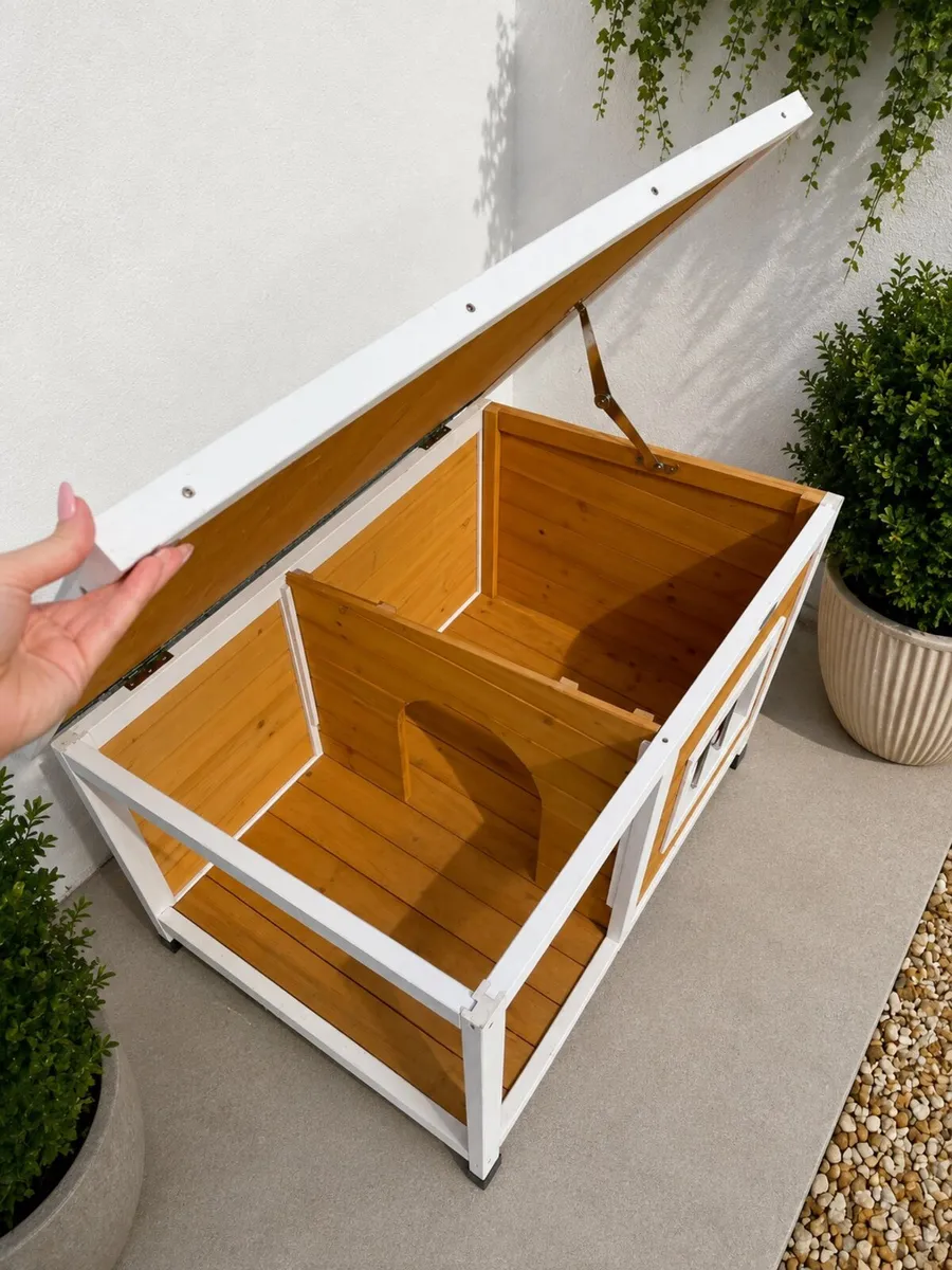 Outdoor Dog House with porch - Image 4