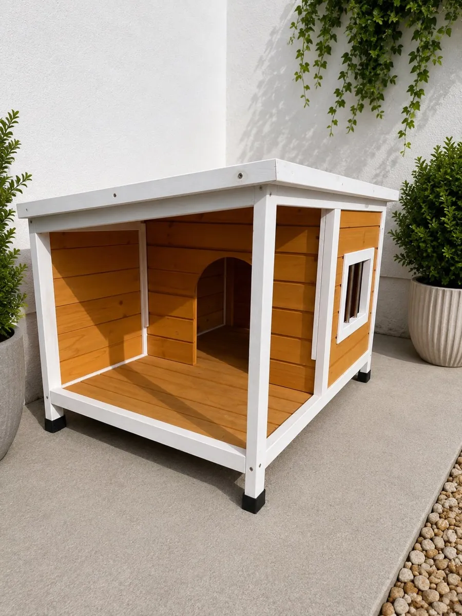 Outdoor Dog House with porch - Image 2