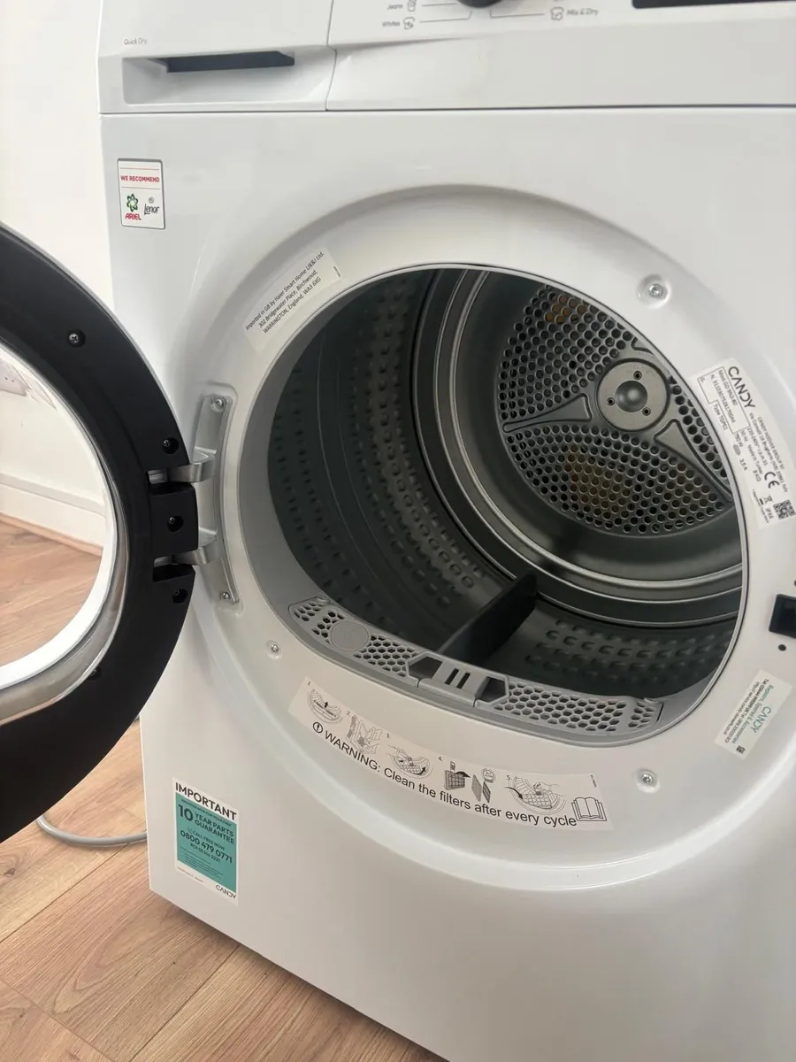 Candy Quick Pro 9KG Heat Pump Tumble Dryer -As New - Image 2