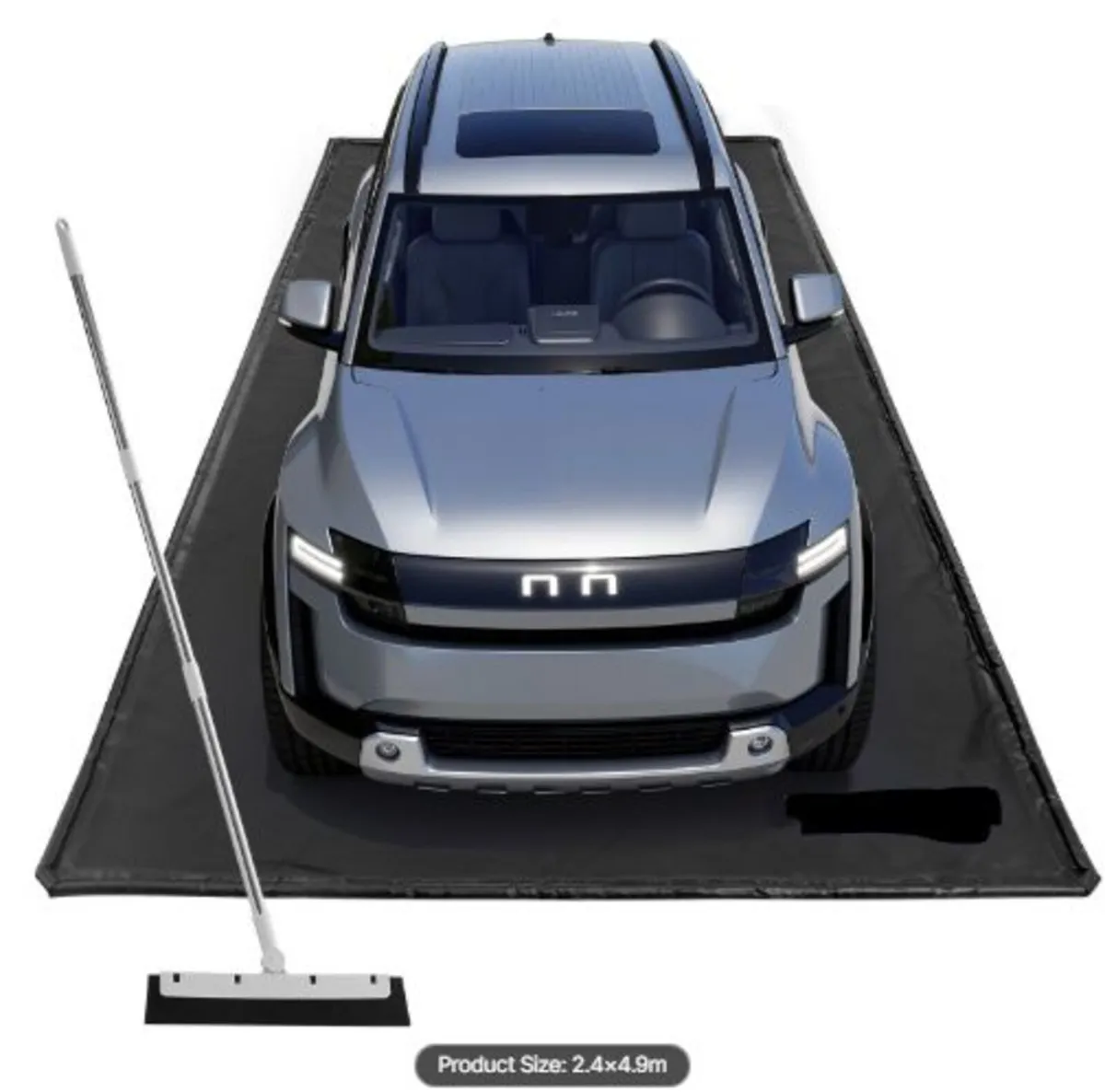 Containment Mat, 2.4 x 4.9 m, Non-Slip PVC Garage - Image 1