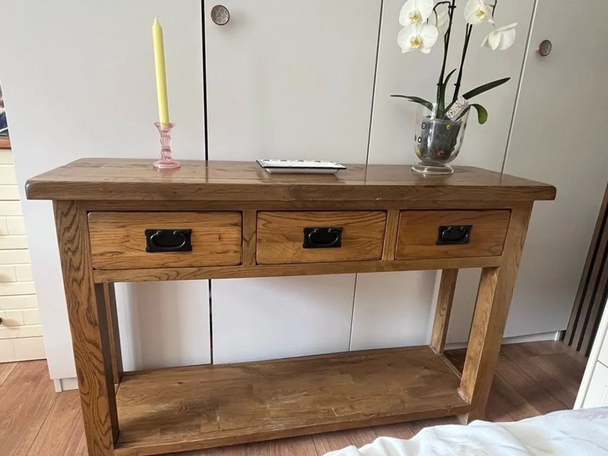 A Coffee table and console Matching SET - Image 3