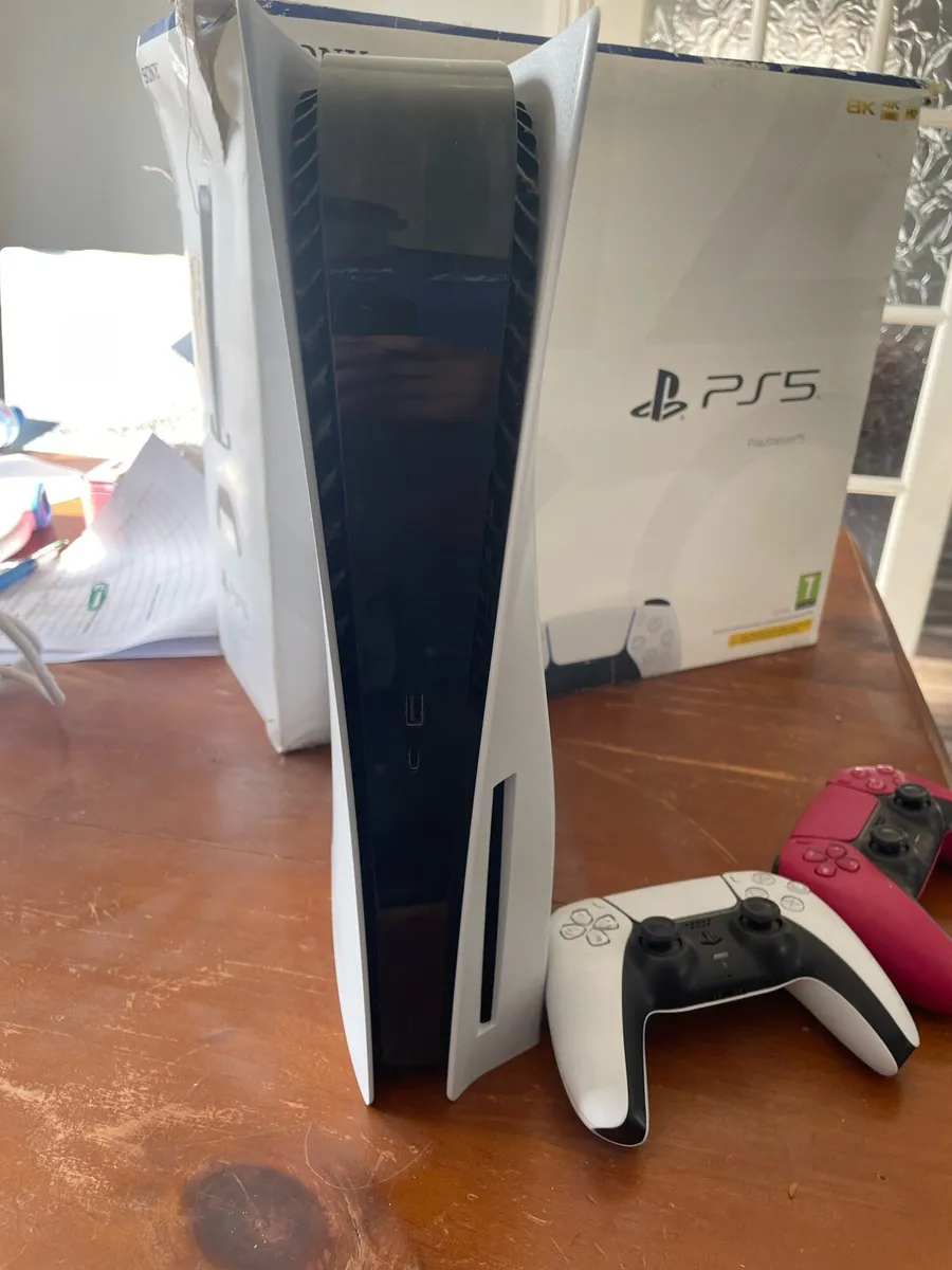 PS5- Disc Edition (with spare controller) - Image 4