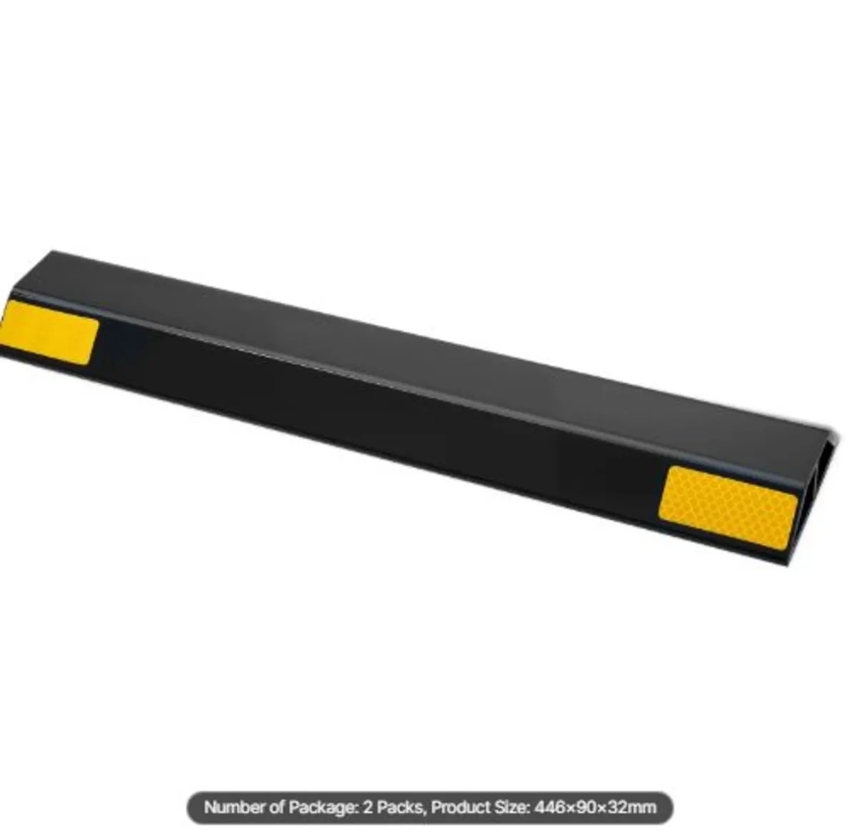 Parking Stopper, 446 mm 2 Pcs Heavy Duty Parking - Image 1