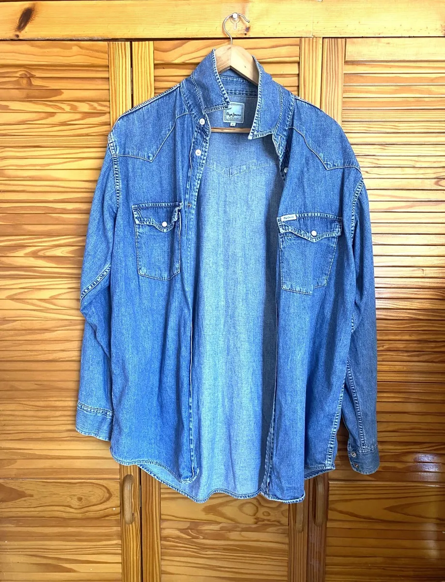 Vintage Cowboy Denim with stud buttons - Image 1
