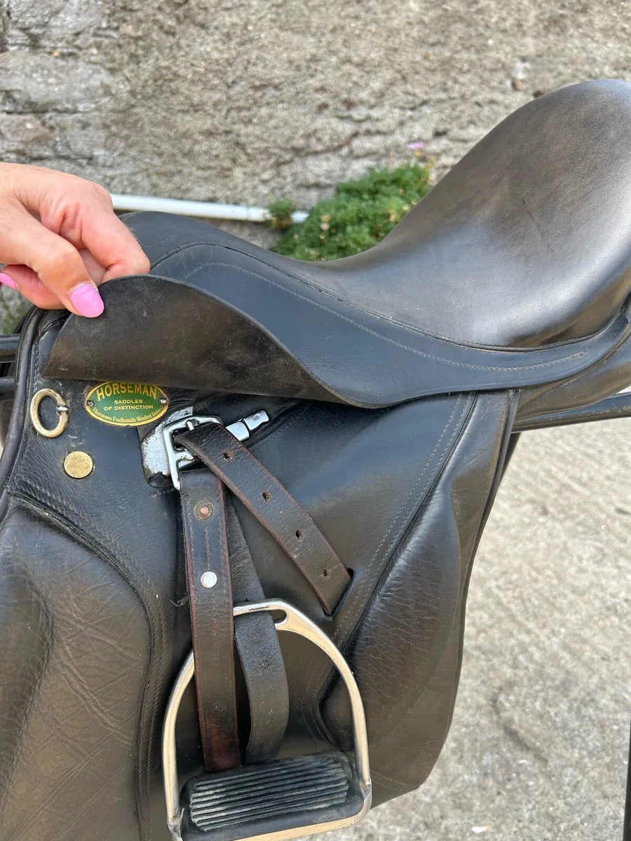17 ‘ Cob Saddle and Bridle For Sale - Image 3