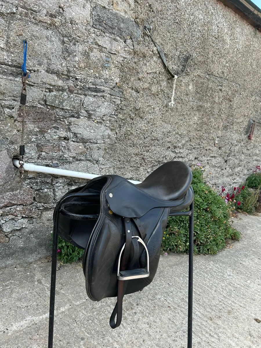 17 ‘ Cob Saddle and Bridle For Sale - Image 2