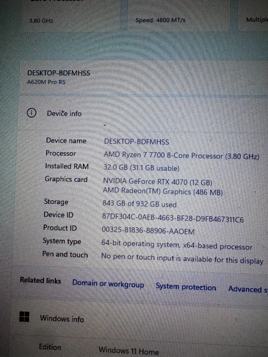 PC RTX 4070 Ryzen 7 7700 - Image 2