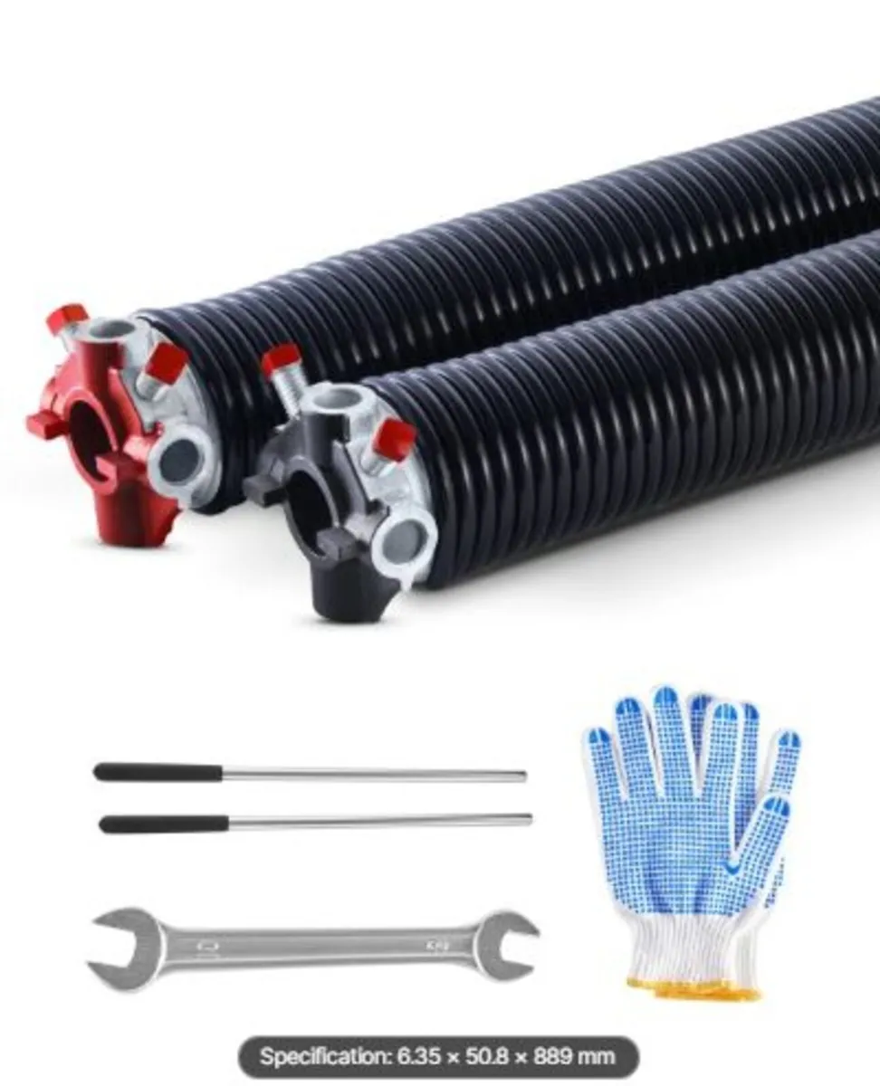 Garage Door Torsion Springs,Pair of 0.250 x2 x35 - Image 1