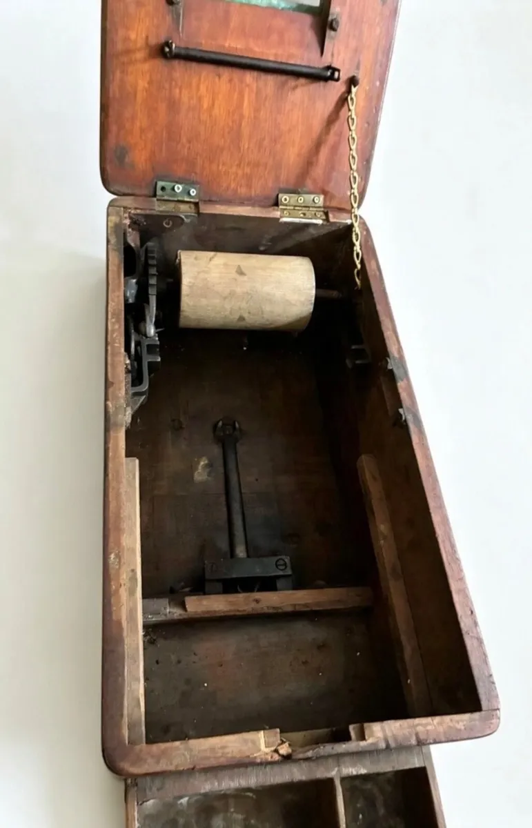 Antique Mahogany Shop Till / Cash Register - Image 3