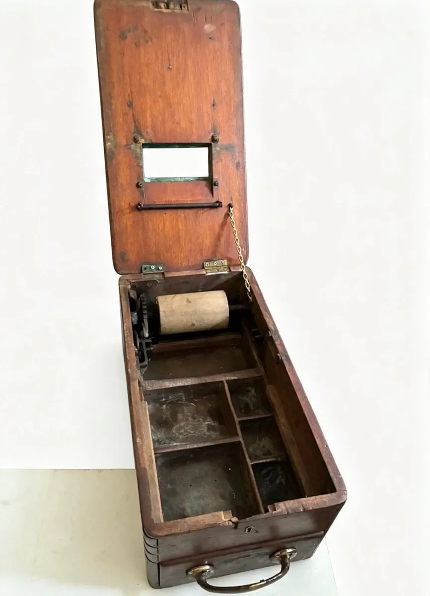 Antique Mahogany Shop Till / Cash Register - Image 2