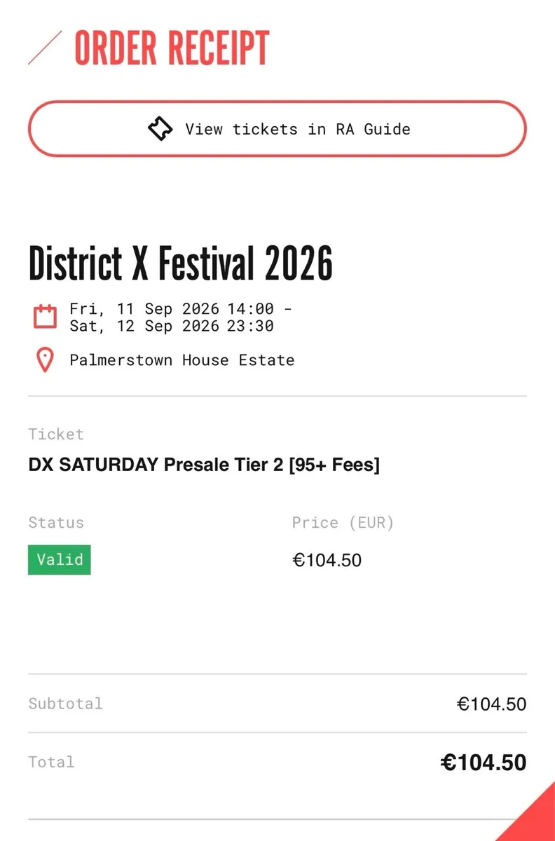 DISTRICT X FESTIVAL TICKET (FRIDAY) - Image 3