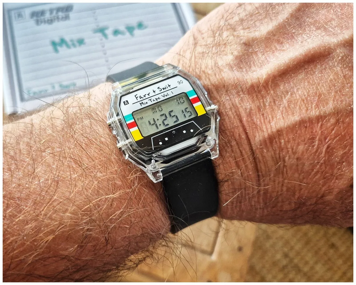 Farr & Swit Retro Mixed Tape watch - Image 4