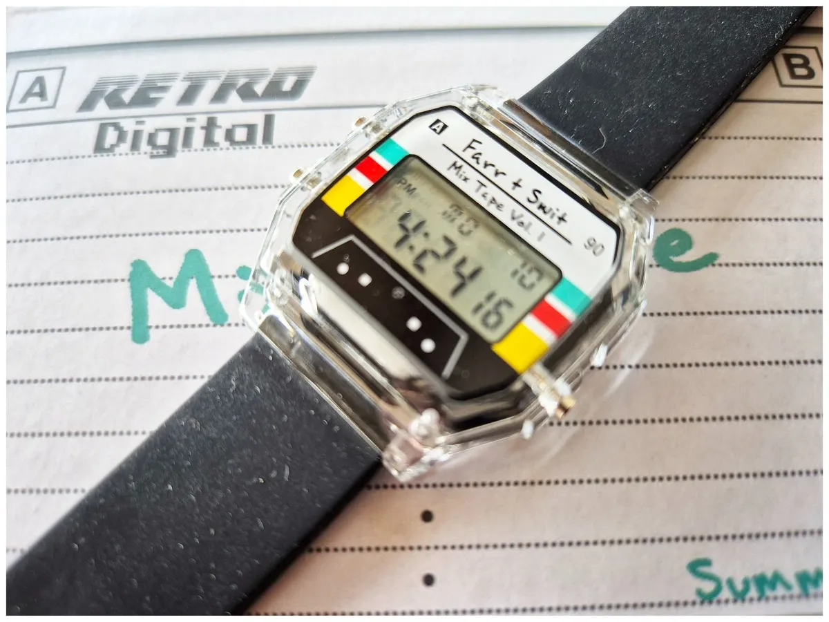 Farr & Swit Retro Mixed Tape watch - Image 1