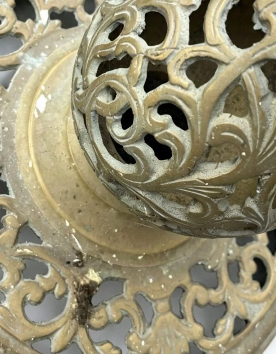 Vintage Brass Standing Lamp - Image 3