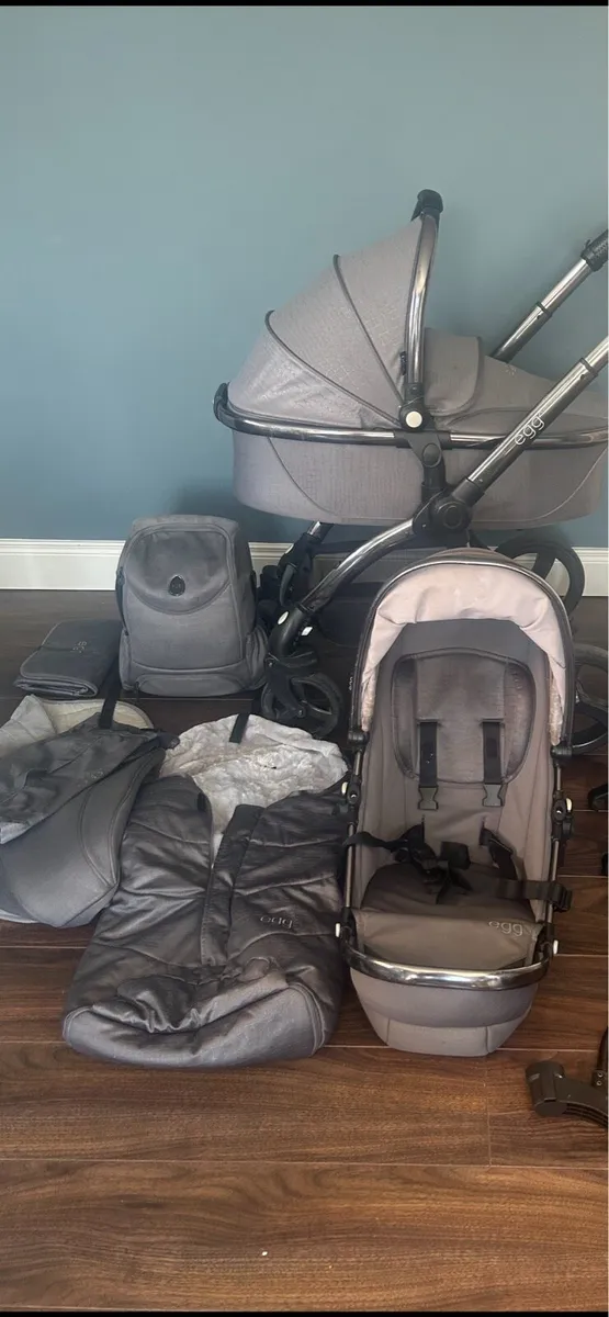 Egg 2 pram (single or double pram ) - Image 1
