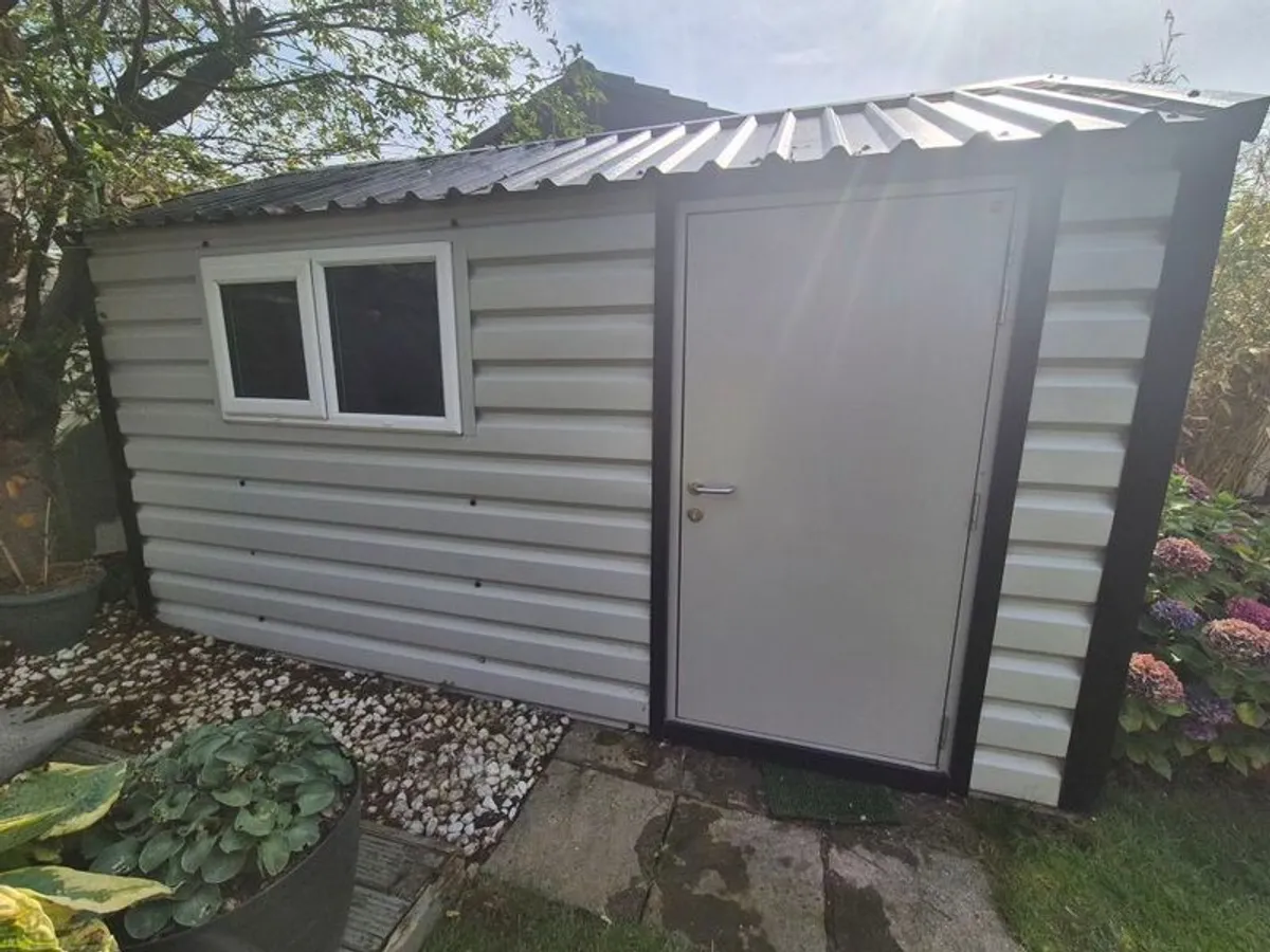 Steel shed 13.5ft x 8ft - Image 3