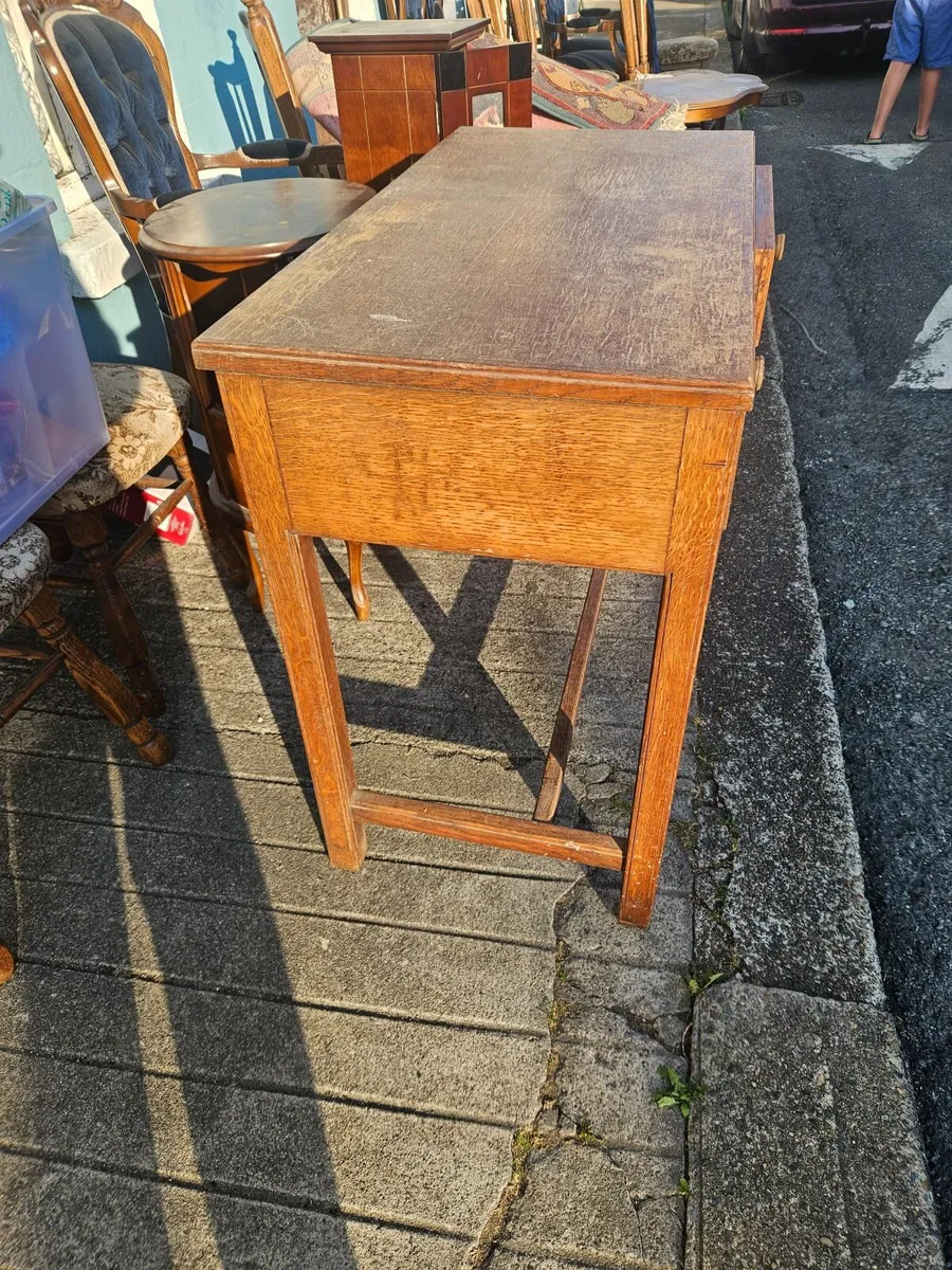 Vintage Sideboard Hall Table - Image 3