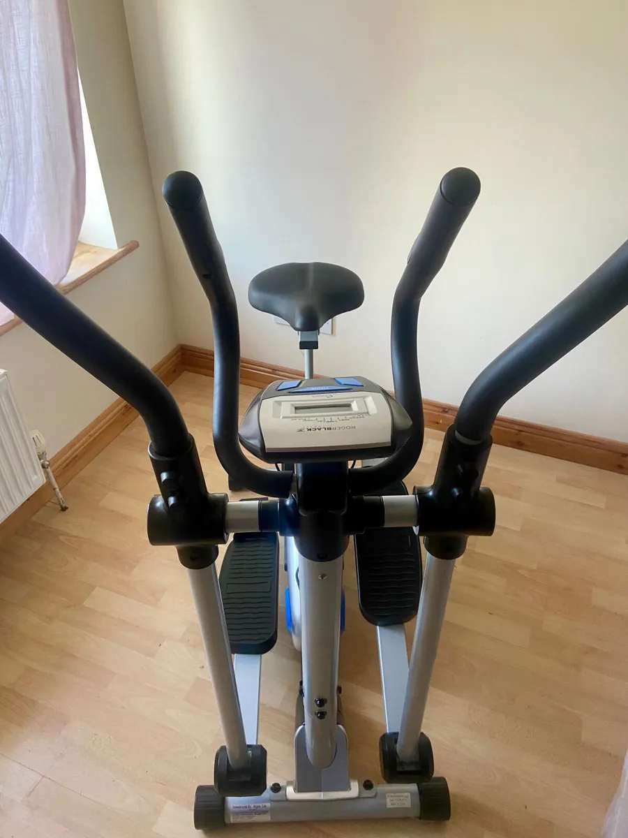 Roger Black 2-in-1 Cross Trainer & Exercise Bike – - Image 1