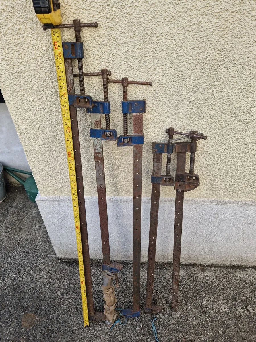 Set of 5 F Clamps