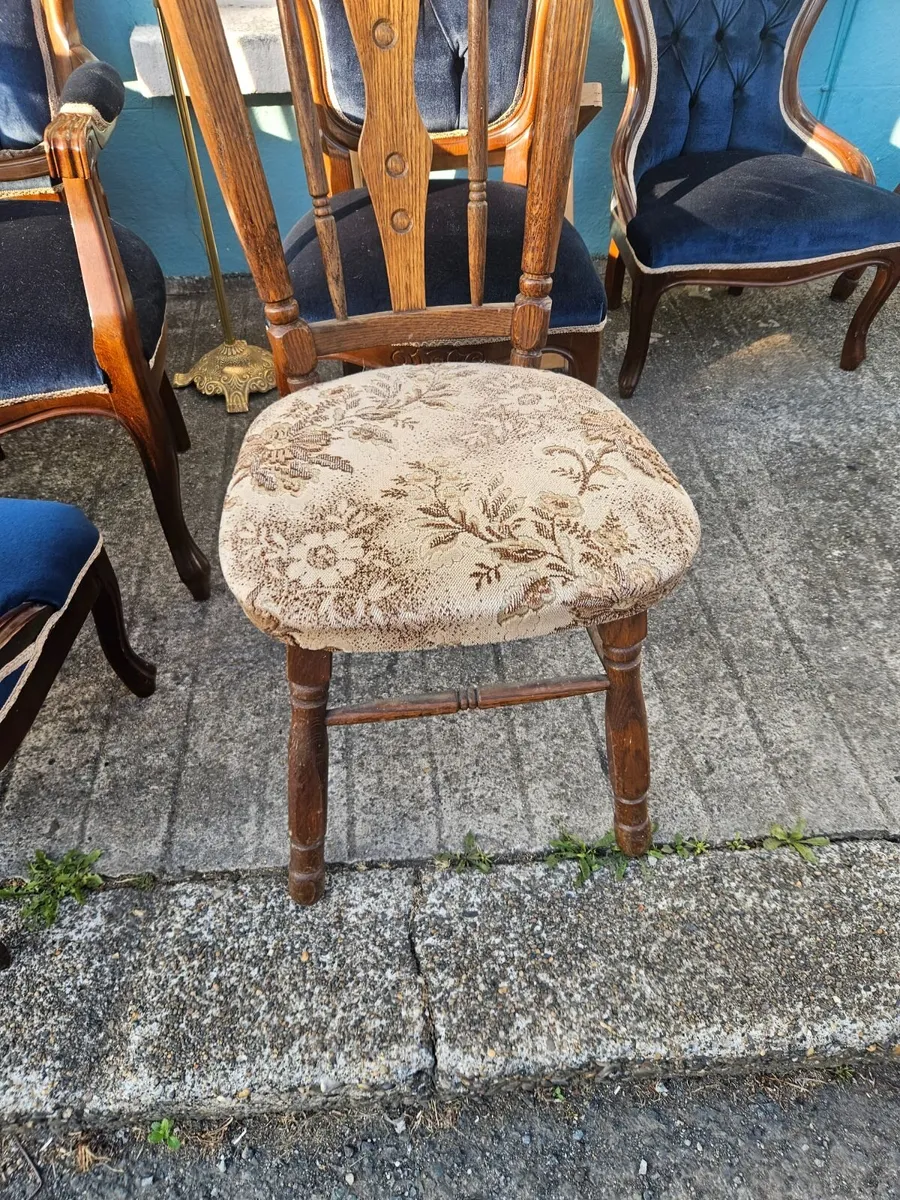 Oak Kitchen Chair - Image 3
