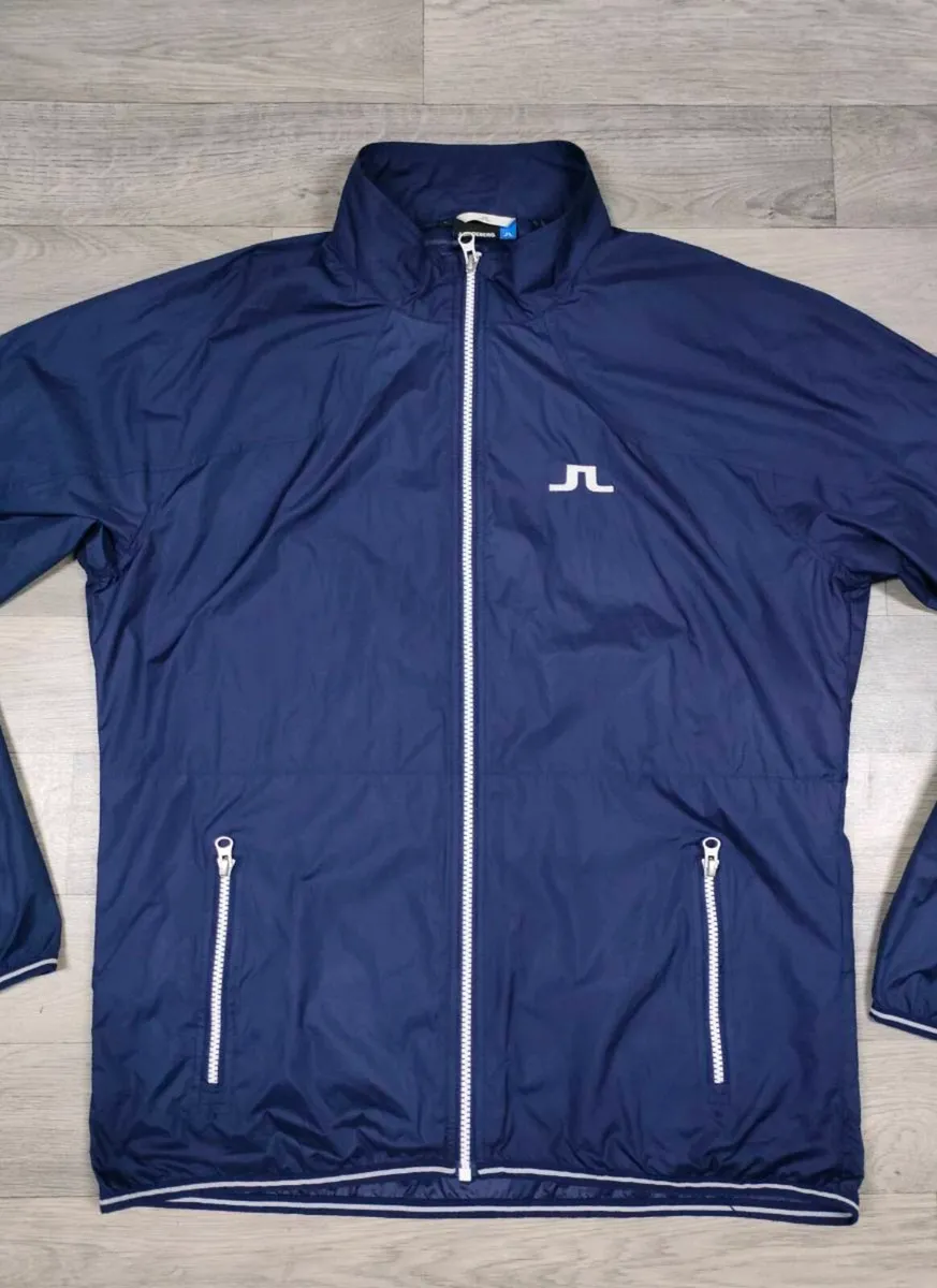 J.Lindeberg Golf Windbreaker Jacket Mens Large - Image 2
