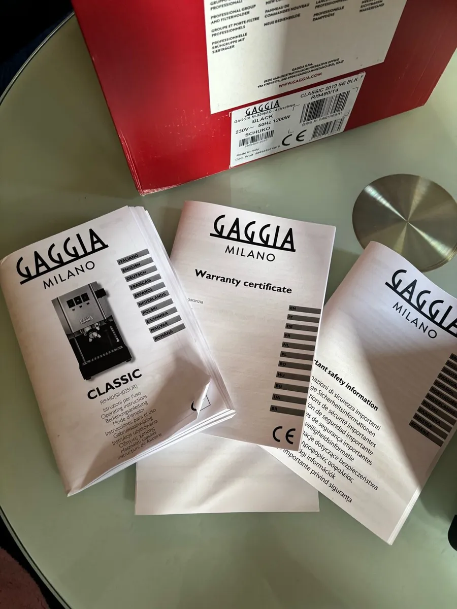 Gaggia classic manual espresso machine - Image 4