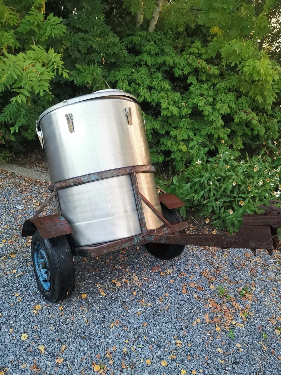 Stainless steel portable milk tank - Image 1