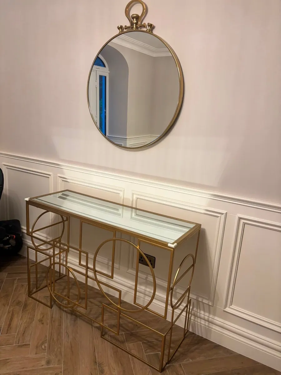 Console Table and Mirror - Image 2