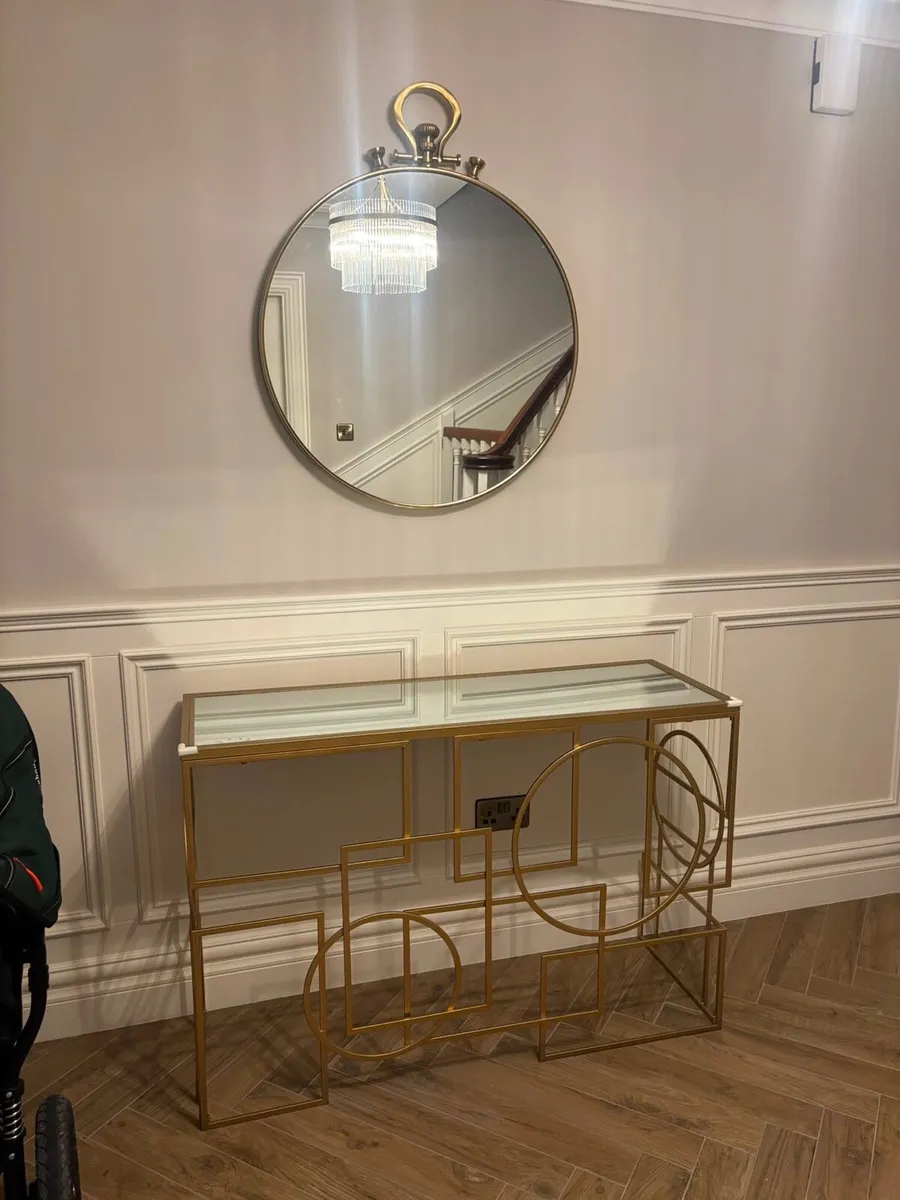 Console Table and Mirror - Image 3