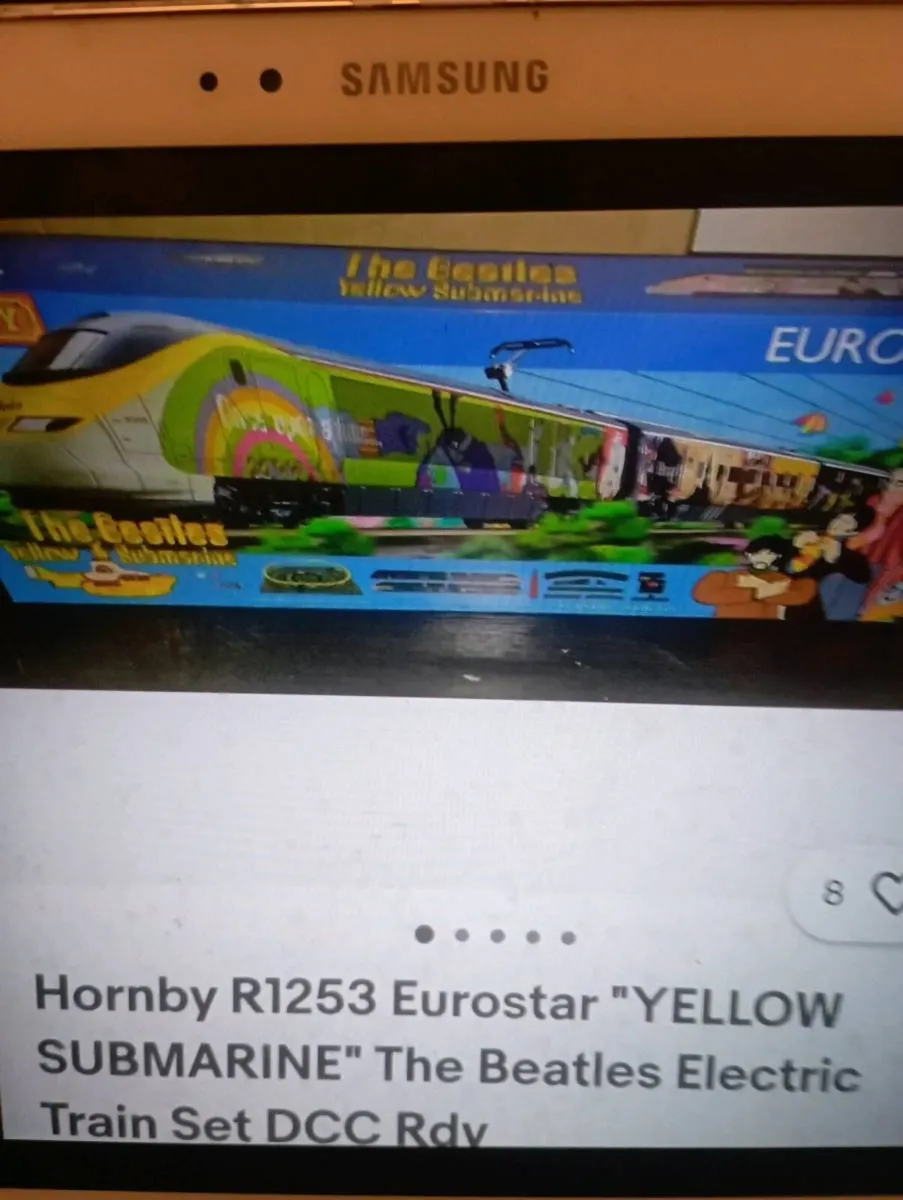 HORNBY EUROSTAR BEEATLES OO  GUAGE  TRIAN. - Image 1