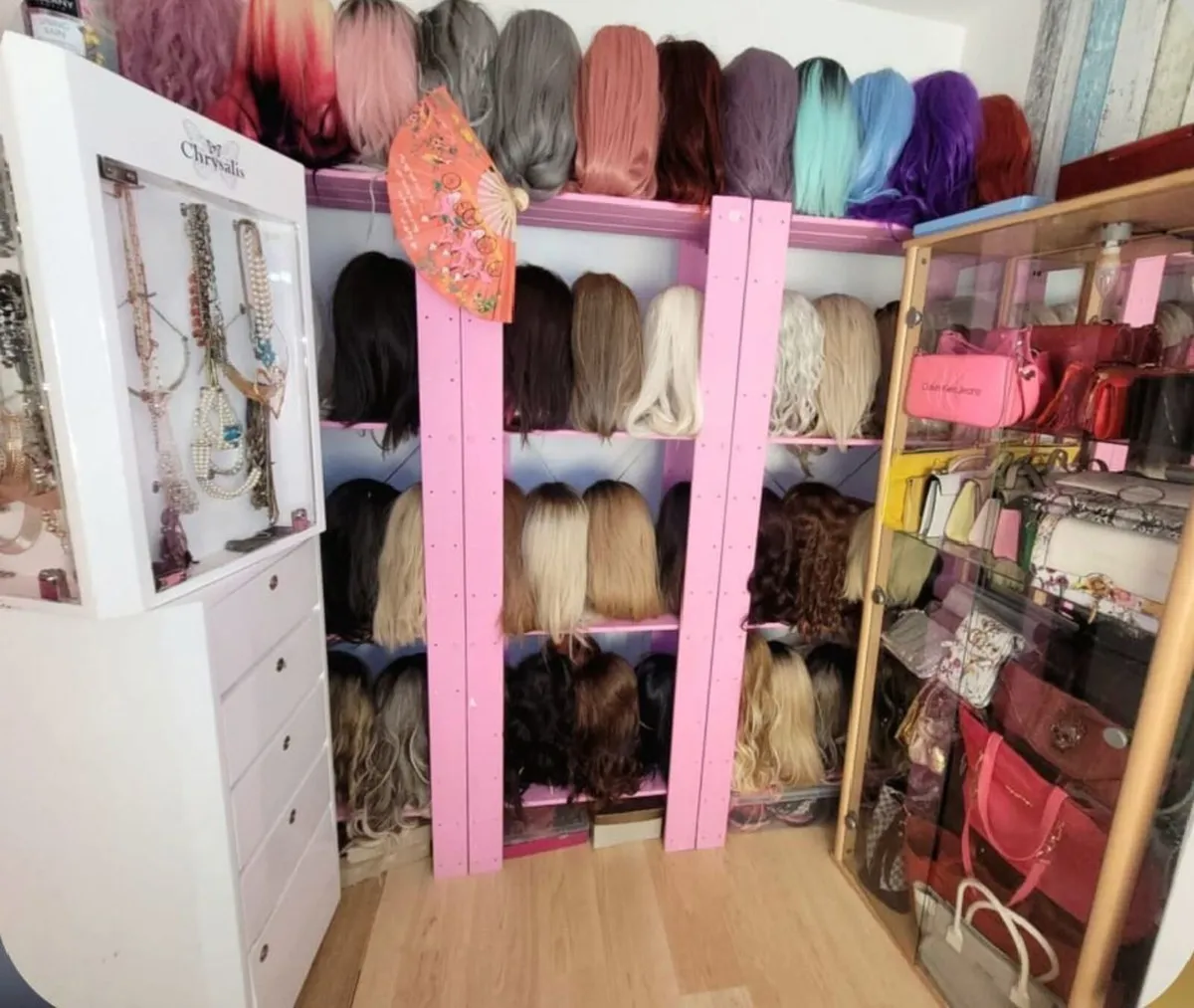 Large Selection of Clothes Shoes and Wigs for Sale - Image 2