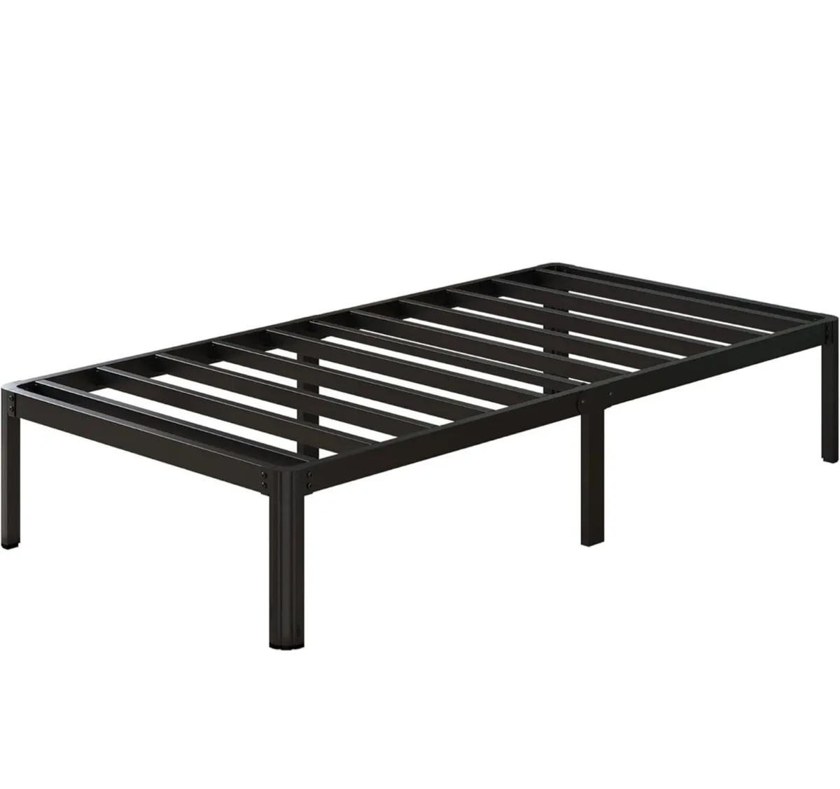 3ft Single Bed Frames with Rounded Corner Legs, He - Image 3